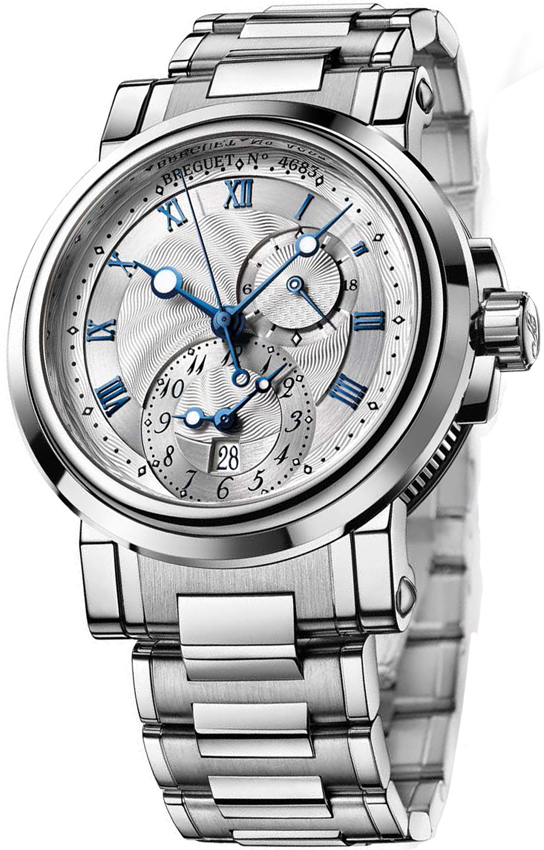 Breguet Marine Automatic Dual Time watch REF: 5857st/12/sz0